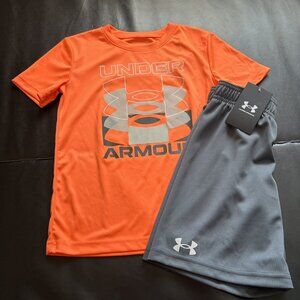NWT Under Armour Athletic Set Boys Size 6